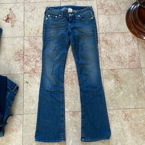 Low Rise Boot Cut True Religion Jeans 27
